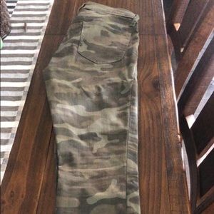 gap camo true skinny